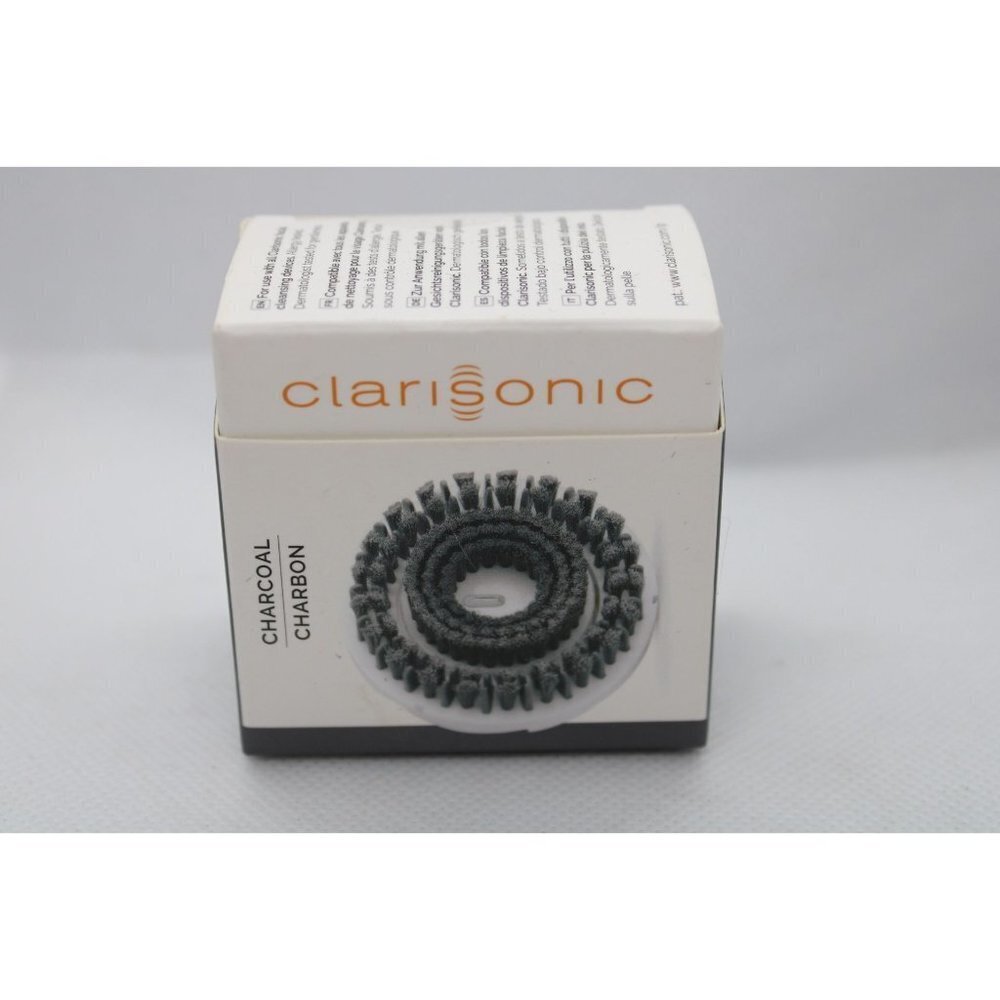 Clarisonic Replacement Brush Head Charcoal Facial Cleansing Devise NWB Sold Out